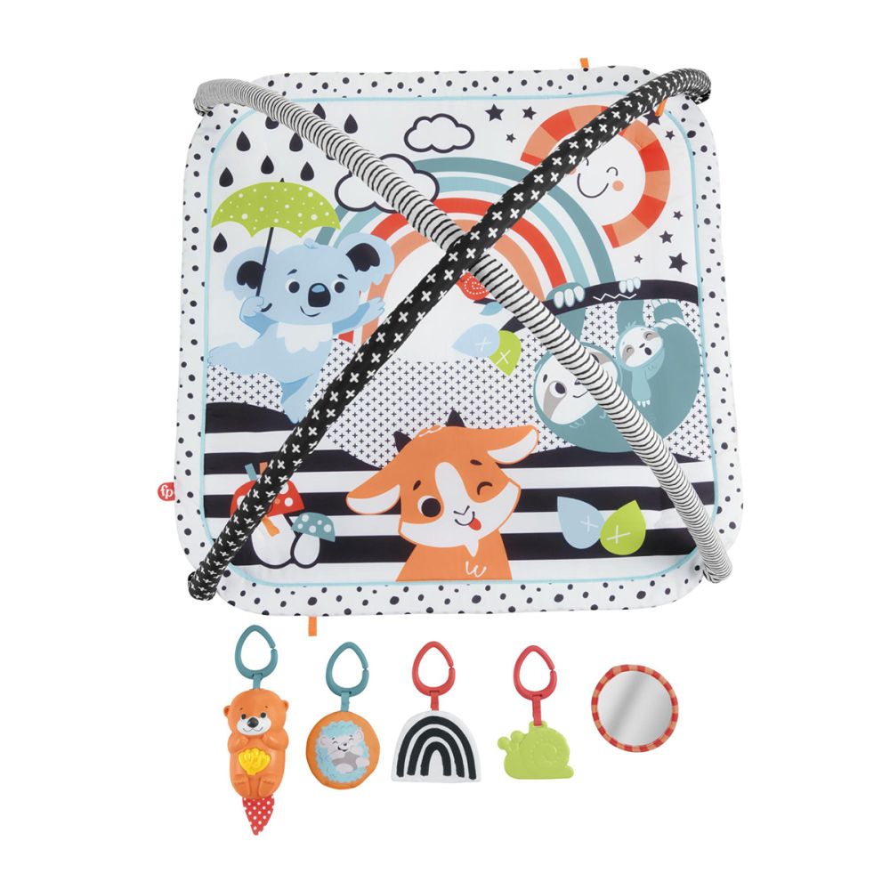 Матрак за занимания за бебета 3 в 1, Fisher Price, Glow and Grow Gym, HBP41