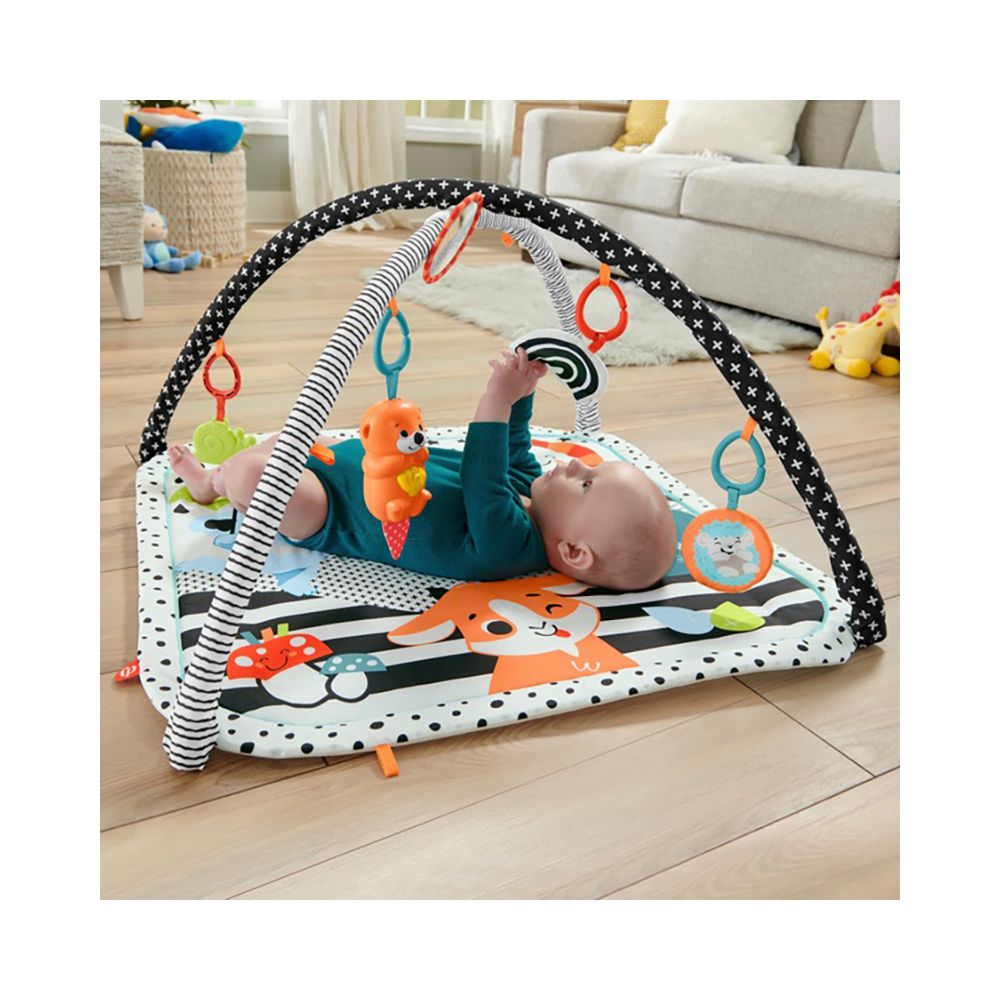 Матрак за занимания за бебета 3 в 1, Fisher Price, Glow and Grow Gym, HBP41