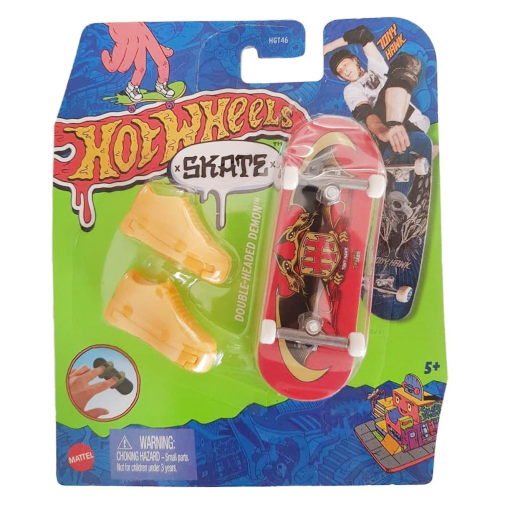 Комплект мини скейтборд дъска с обувки, Hot Wheels, HNG27
