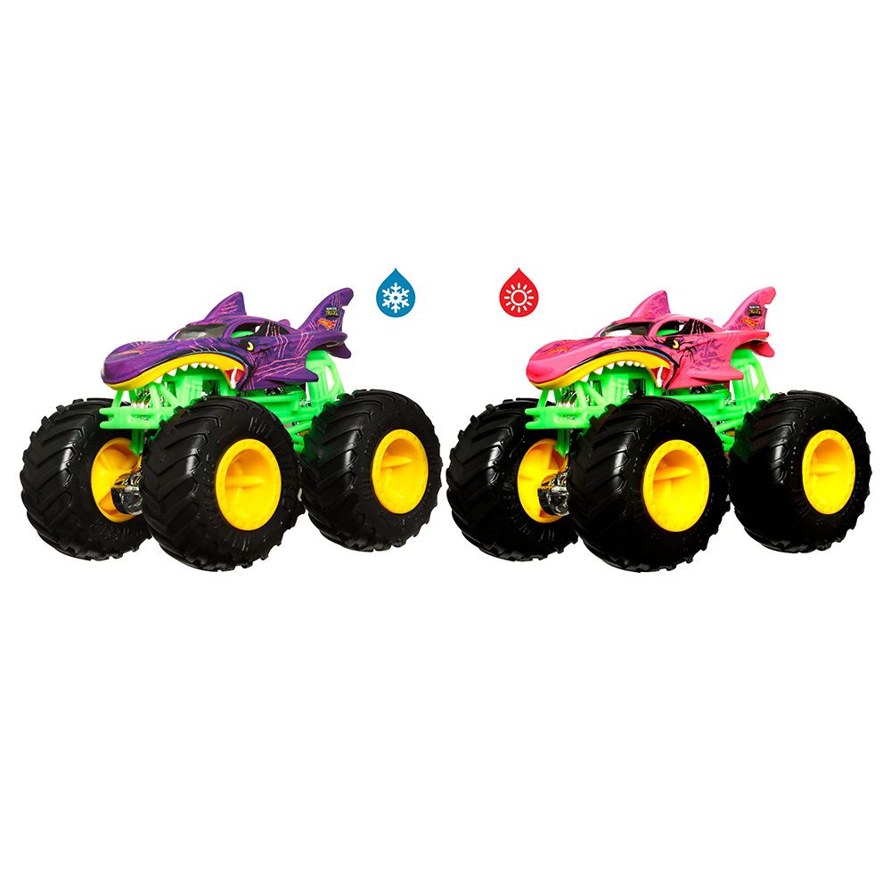 Високопроходим автомобил, Hot Wheels, Color Shifters, 1:64, Shark Wreak, HGX09