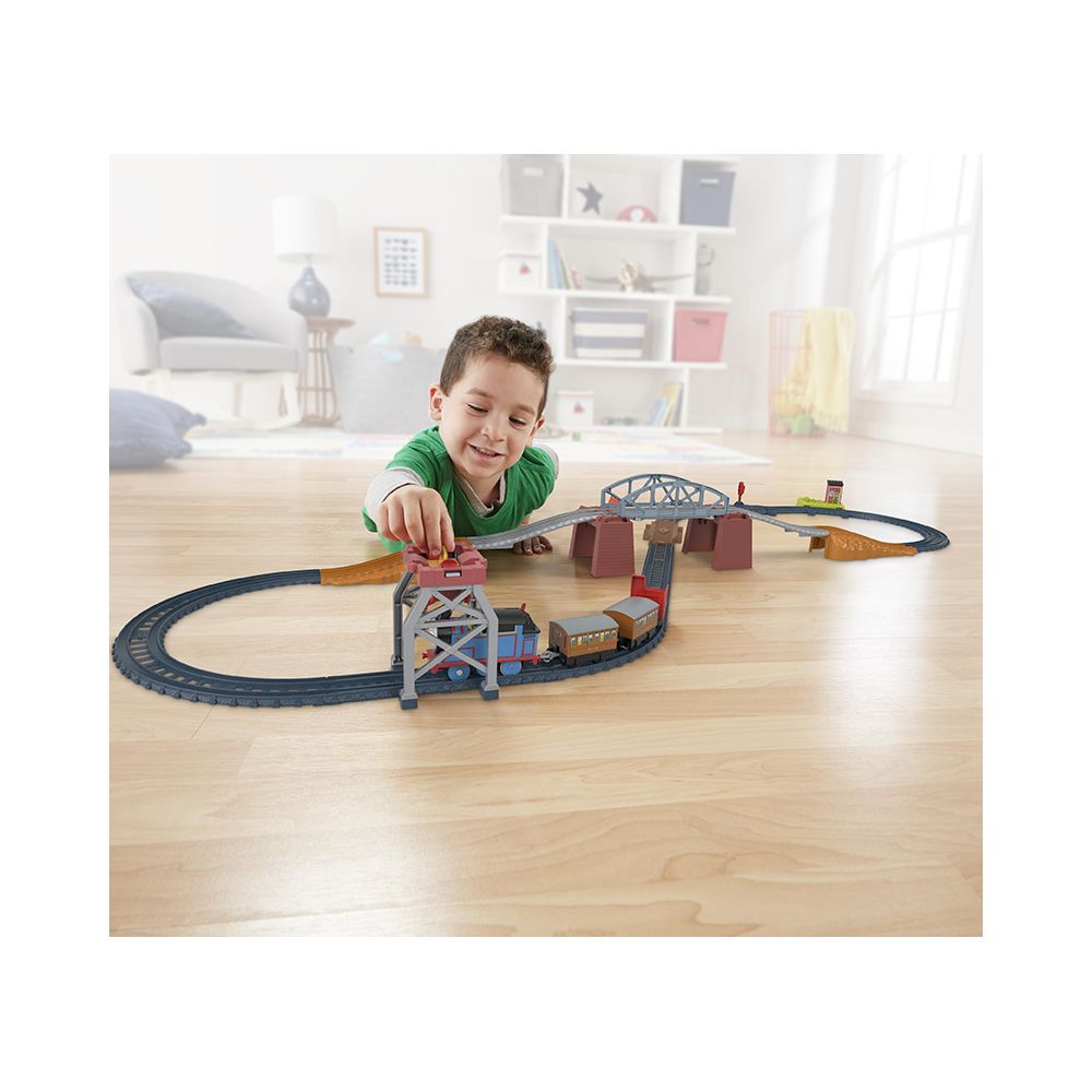 Комплект за игра, Моторизиран локомотив с 3 вагона, Thomas and Friends, HGX64