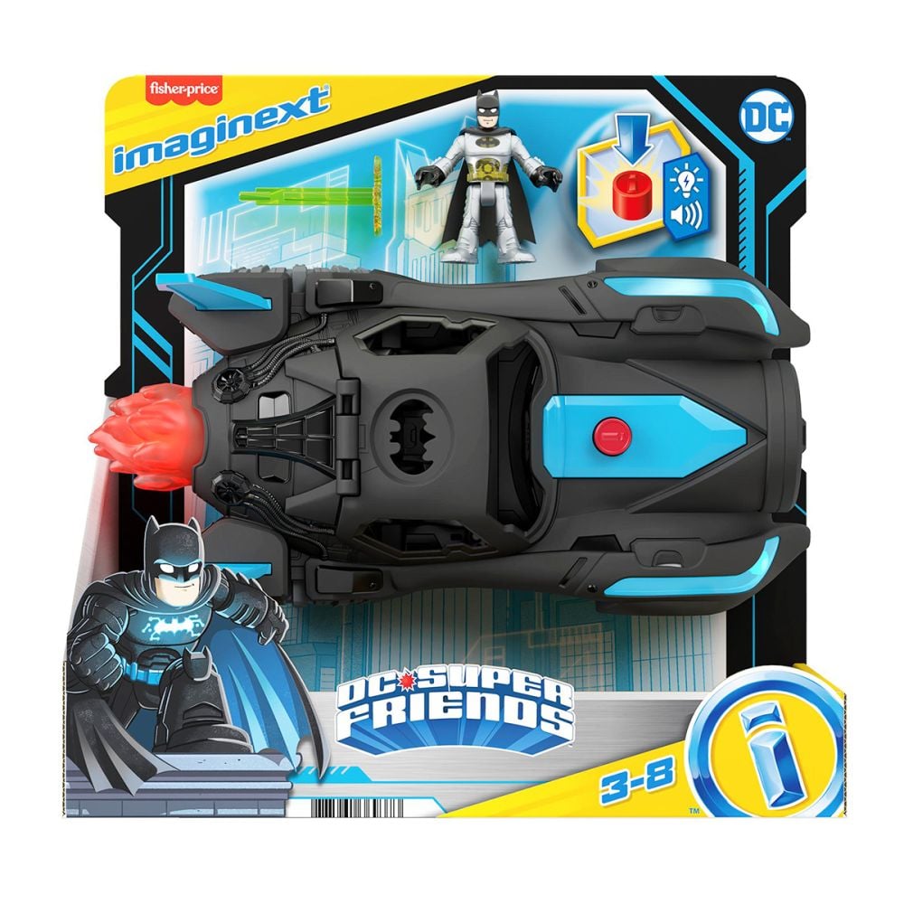 Комплект за игра, Imaginext, DC Super Friends, Batmobile, HGX96