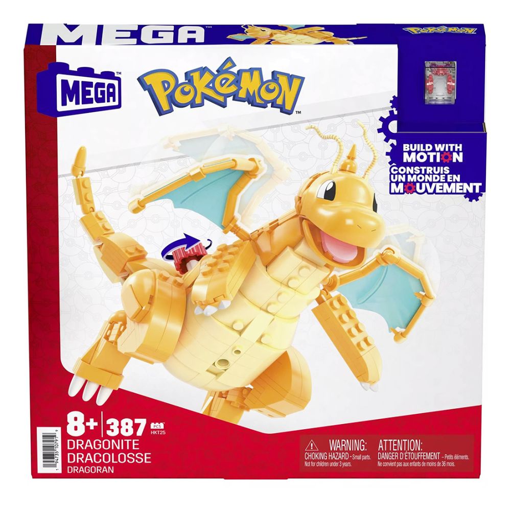 Строителен комплект, Mega Bloks, Pokemon Dragonite, HKT25