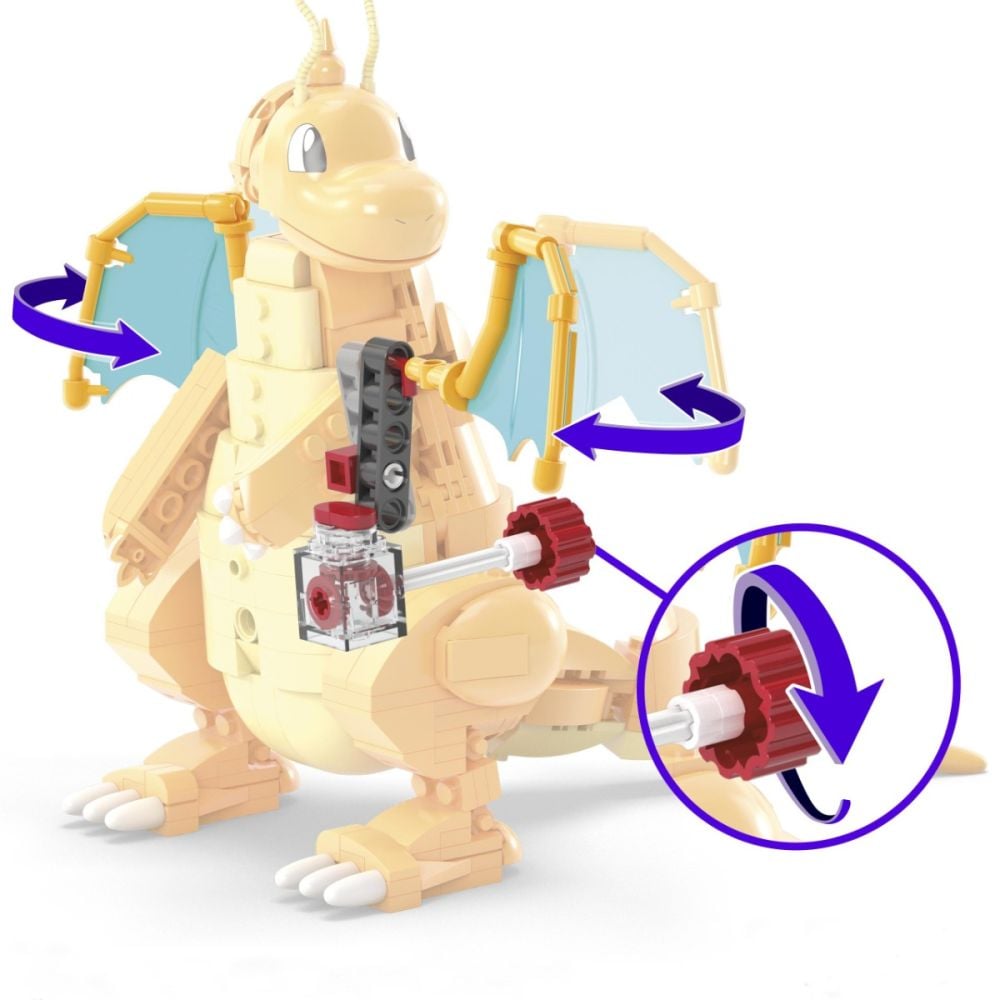 Строителен комплект, Mega Bloks, Pokemon Dragonite, HKT25