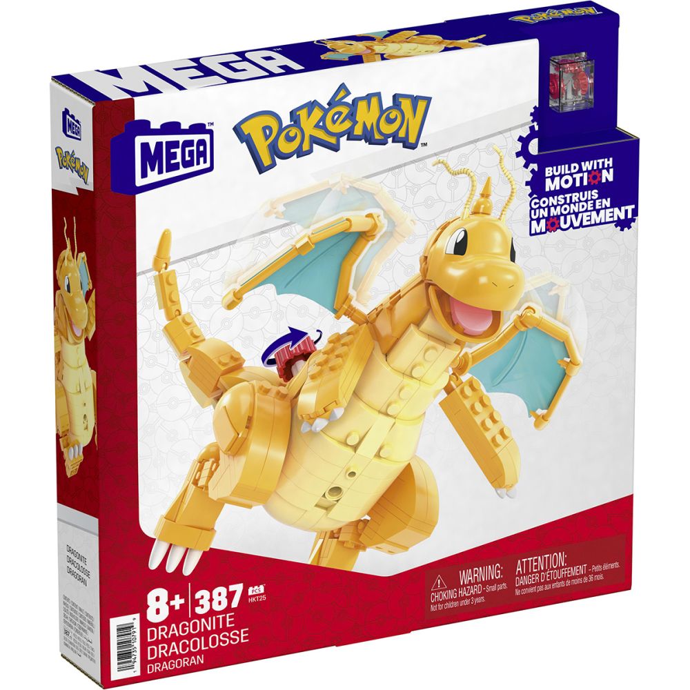 Строителен комплект, Mega Bloks, Pokemon Dragonite, HKT25
