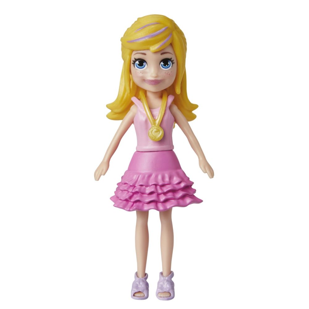 Мини кукла с животинче и дрехи за преобличане Polly Pocket, HKV89