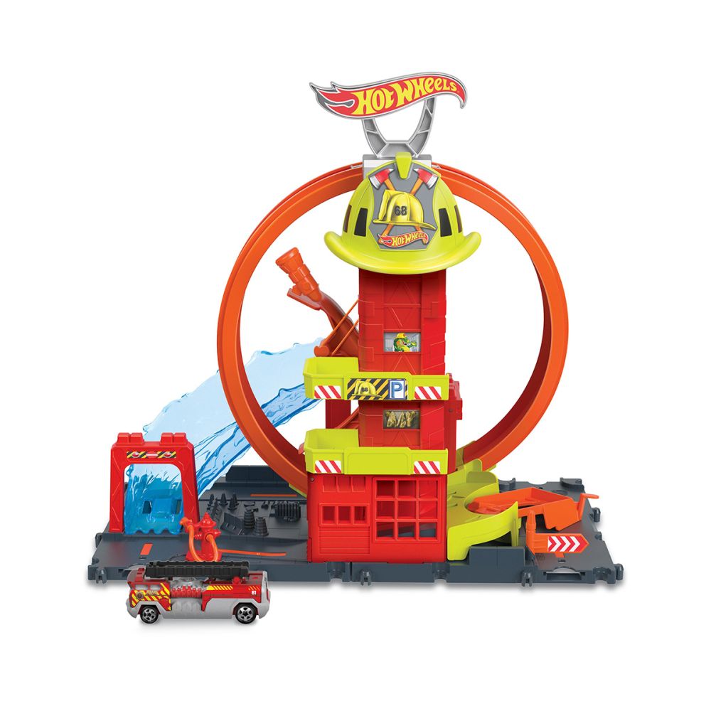 Комплект за игра, Hot Wheels, Пожарна, HKX41