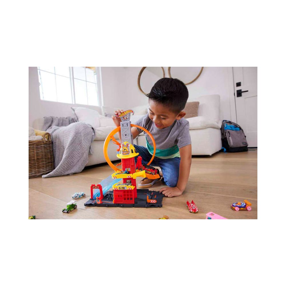 Комплект за игра, Hot Wheels, Пожарна, HKX41
