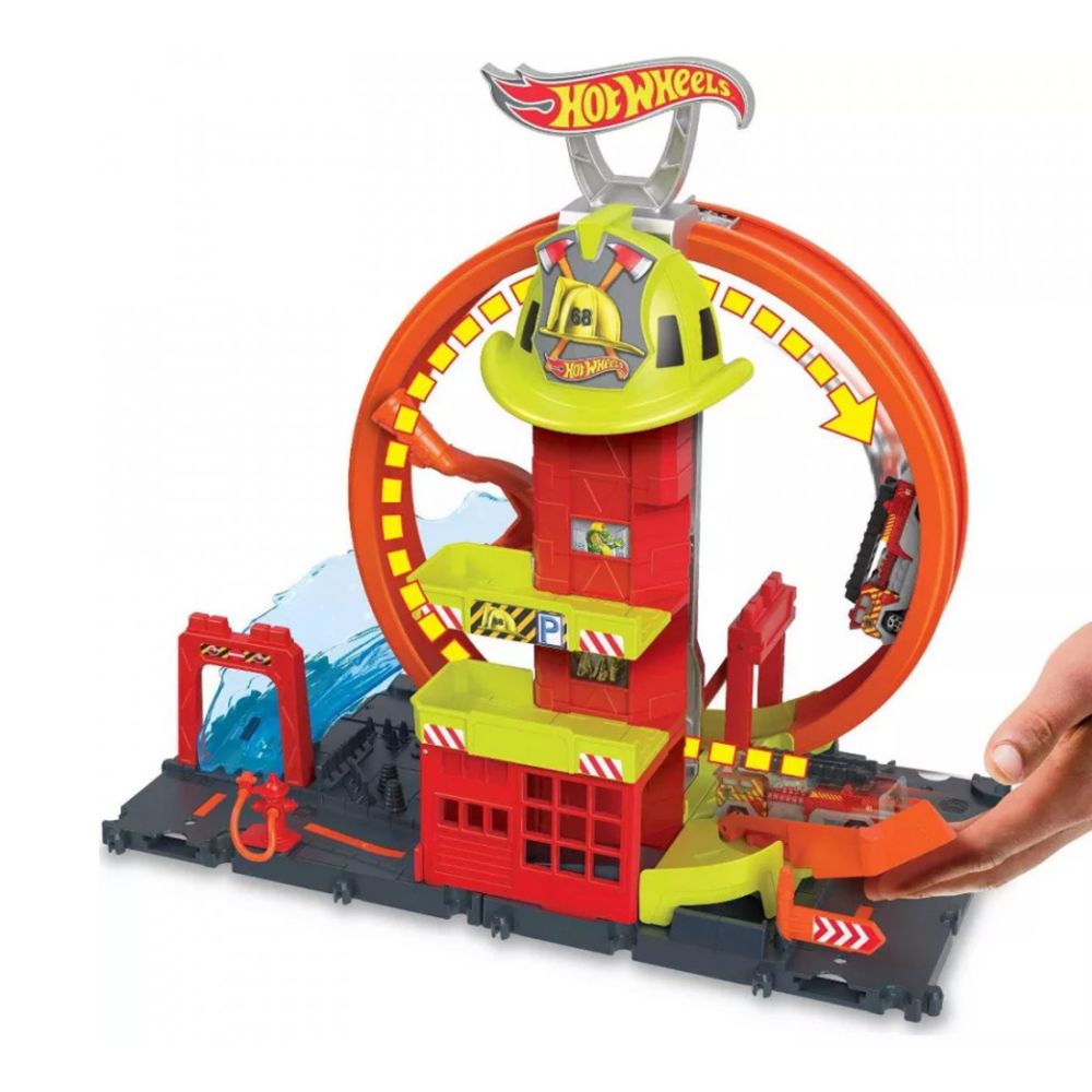 Комплект за игра, Hot Wheels, Пожарна, HKX41