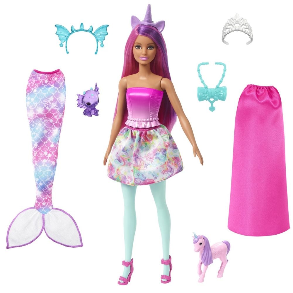 Кукла Русалка, Barbie, Dreamtopia, HLC28