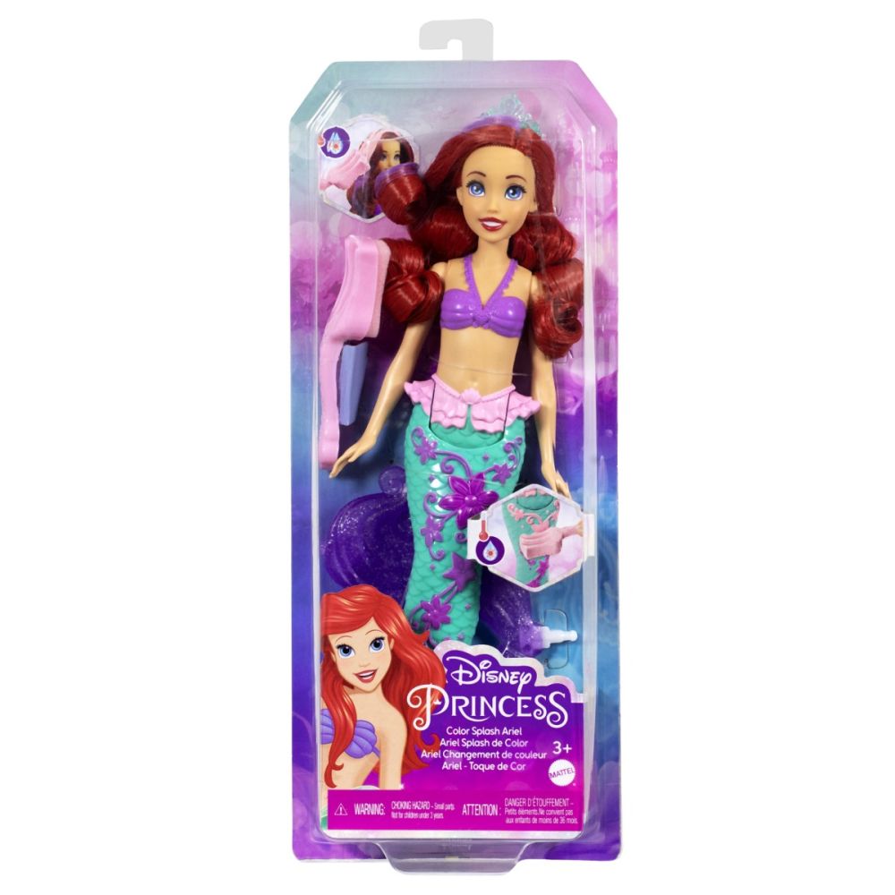 Кукла Малката русалка, Disney Princess, Ariel, HLW00