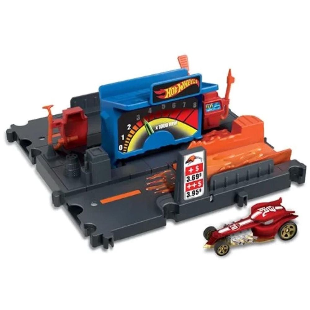 Комплект за игра с количка, Hot Wheels, Fuel Station Shift, HKX45