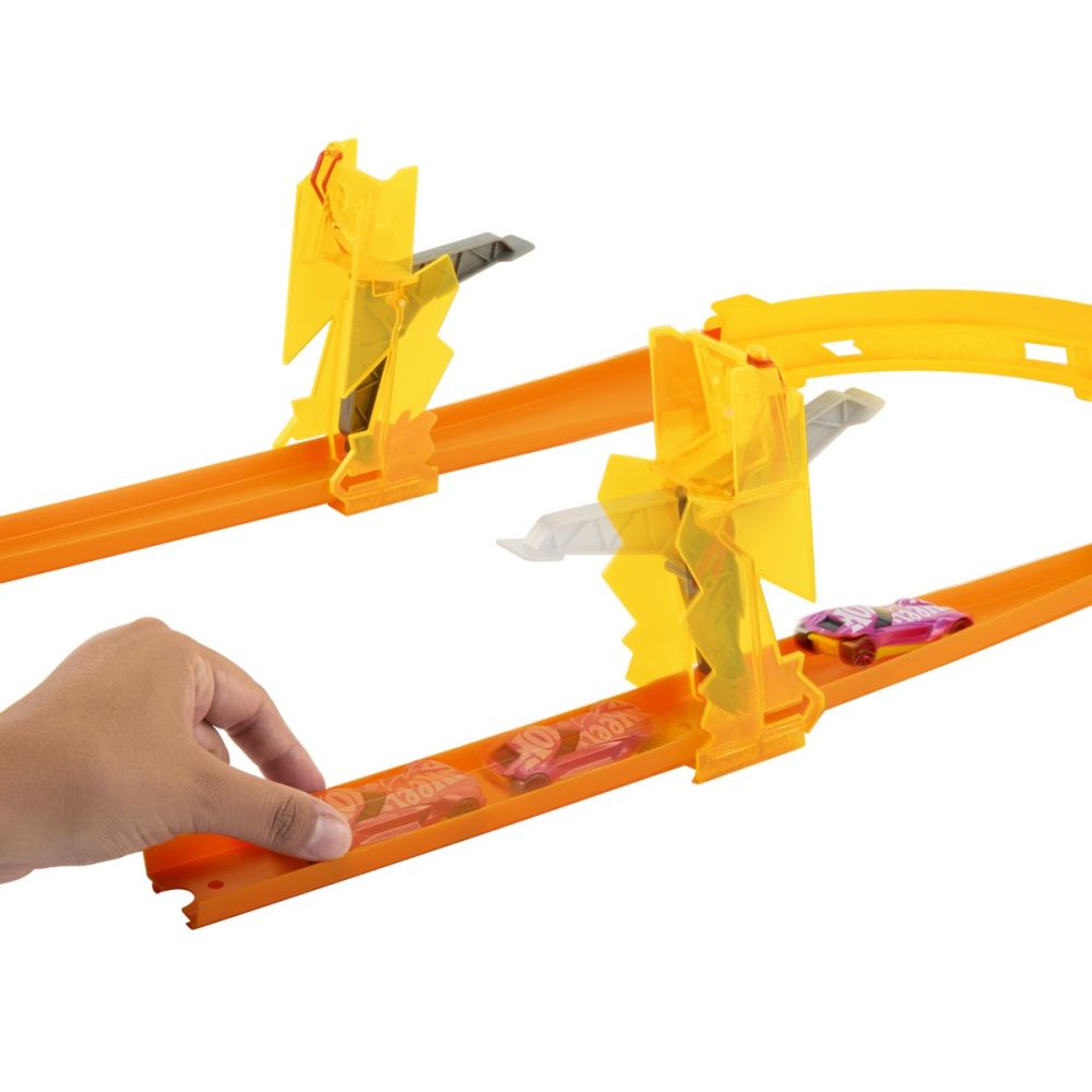 Комплект за игра, Hot Wheels, Box Track Builder, Piste Lightning, HNN38