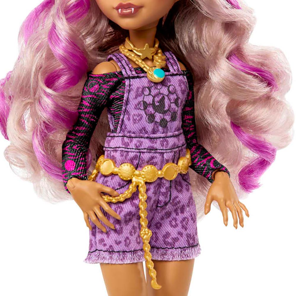 Кукла Monster High Clawdeen Wolf с домашен любимец и аксесоари, HHK52
