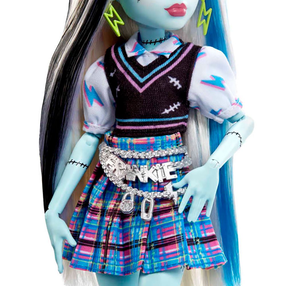 Кукла Monster High Frankie Stein с домашен любимец и аксесоари, HHK53
