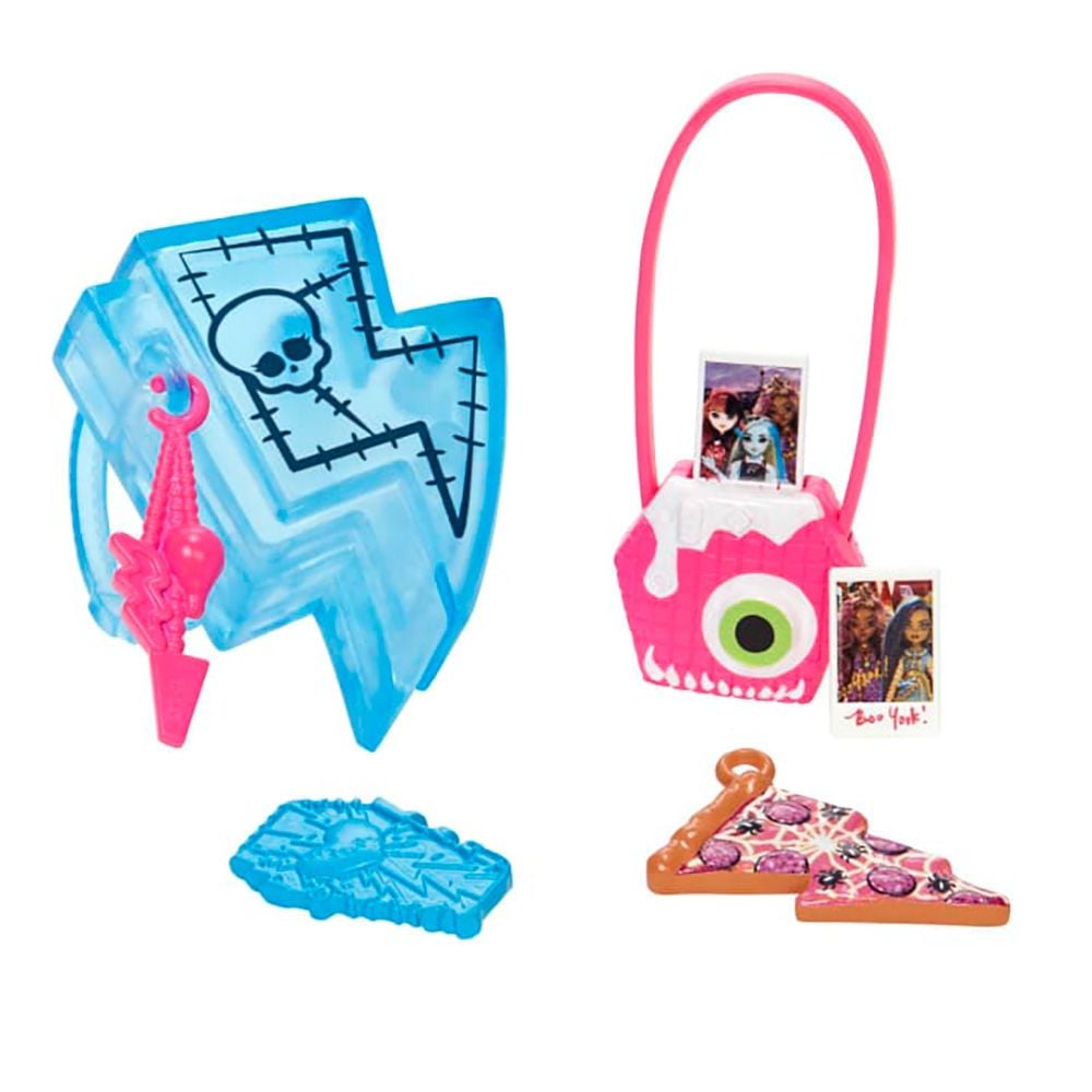Кукла Monster High Frankie Stein с домашен любимец и аксесоари, HHK53