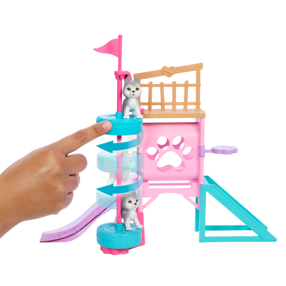 Комплект кукла с 3 кученца и аксесоари, Barbie, Stacie to the Rescue, HRM10