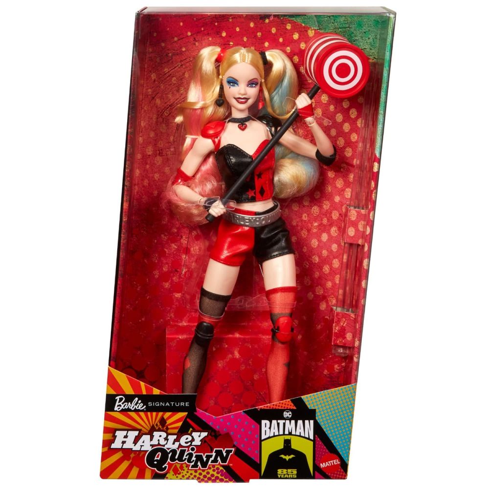 Кукла Barbie Signature, Batman 85Th Anniversary, Harley Quinn, HRM84