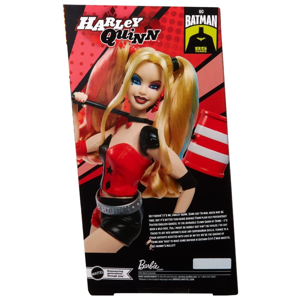 Кукла Barbie Signature, Batman 85Th Anniversary, Harley Quinn, HRM84
