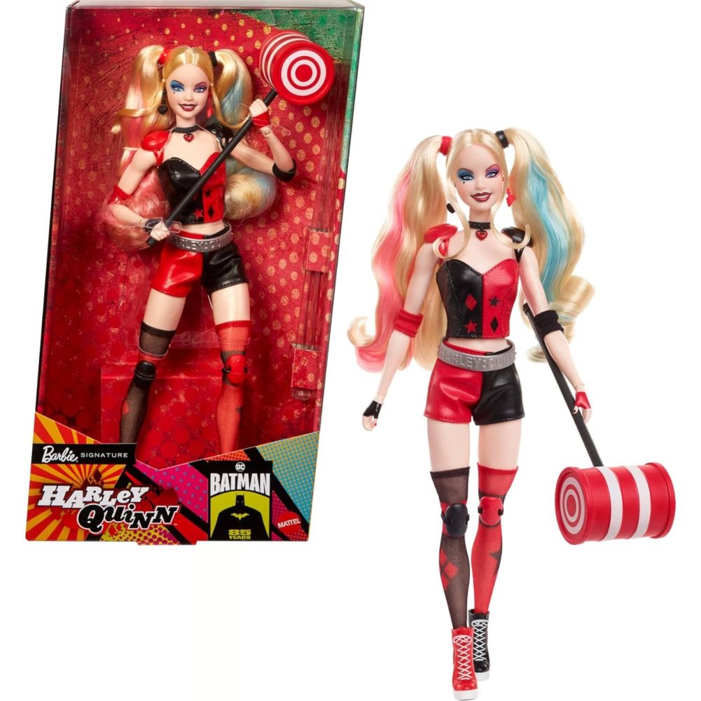 Кукла Barbie Signature, Batman 85Th Anniversary, Harley Quinn, HRM84
