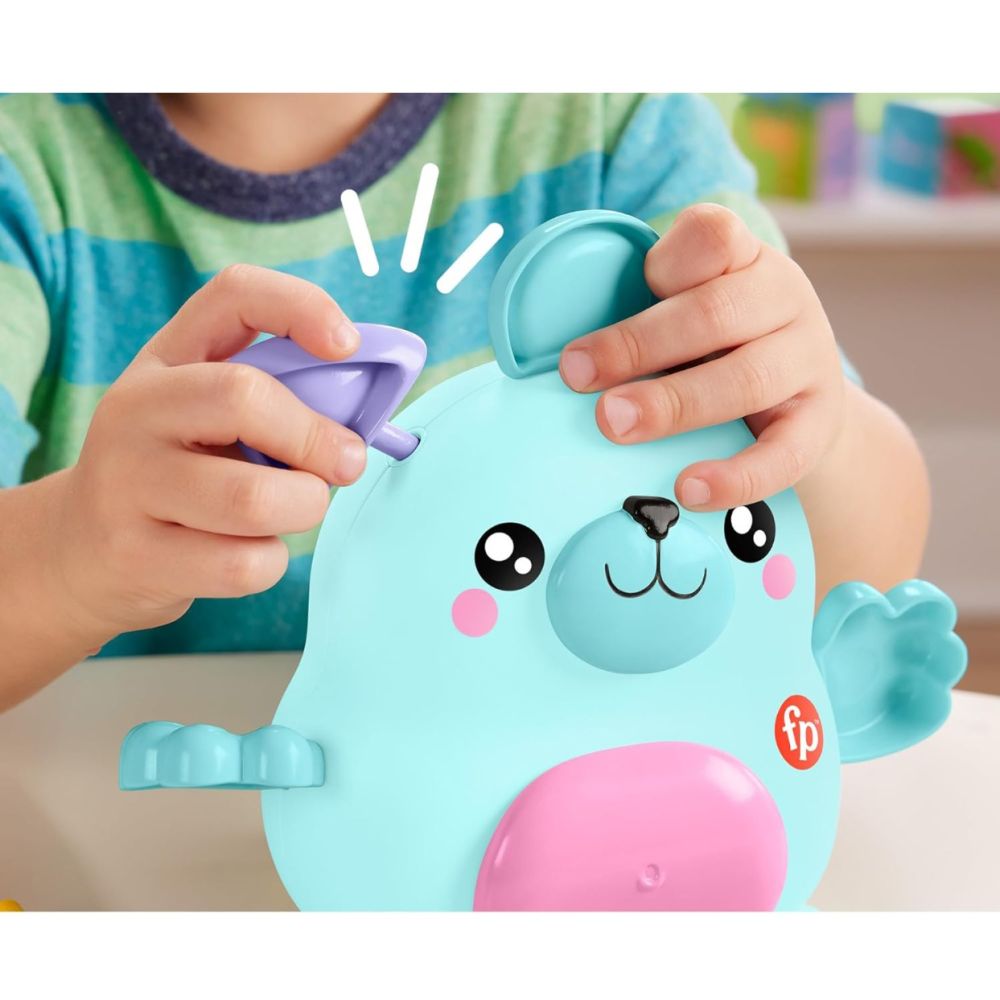 Мече с формички, Fisher Price, Mix and Match Pet, 17 аксесоара HXP18