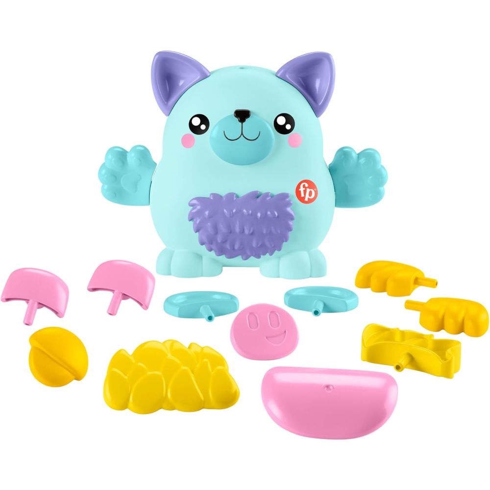 Мече с формички, Fisher Price, Mix and Match Pet, 17 аксесоара HXP18