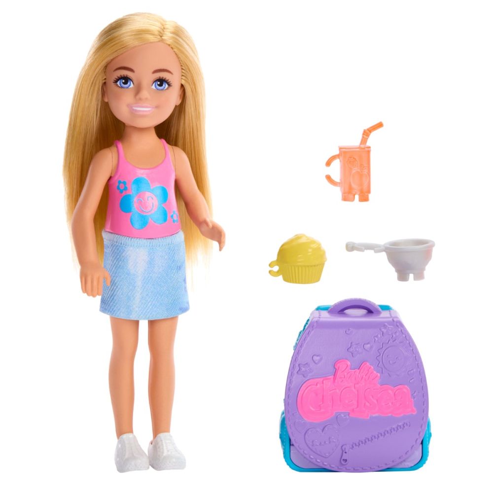 Кукла Челси с аксесоари, Barbie, Family & Friends, Cupcake Baking Backpack, JBF46