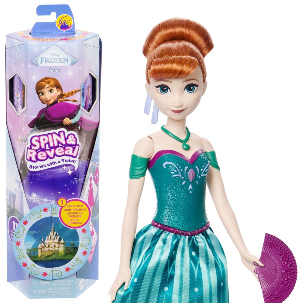 Кукла Disney Frozen, Spin and Reveal, Anna, Wave 2, JBG60