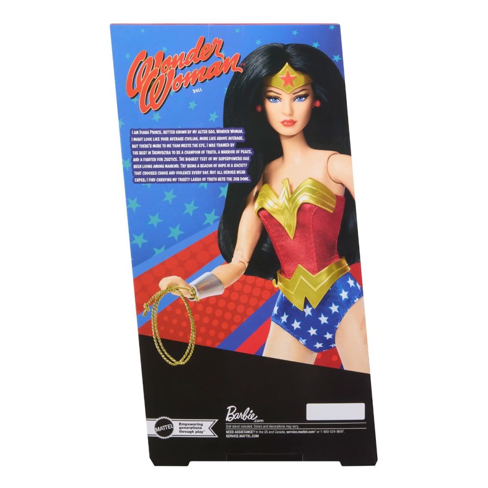 Кукла Barbie Signature, DC Comics Anniversary, Wonder Woman, JBJ36