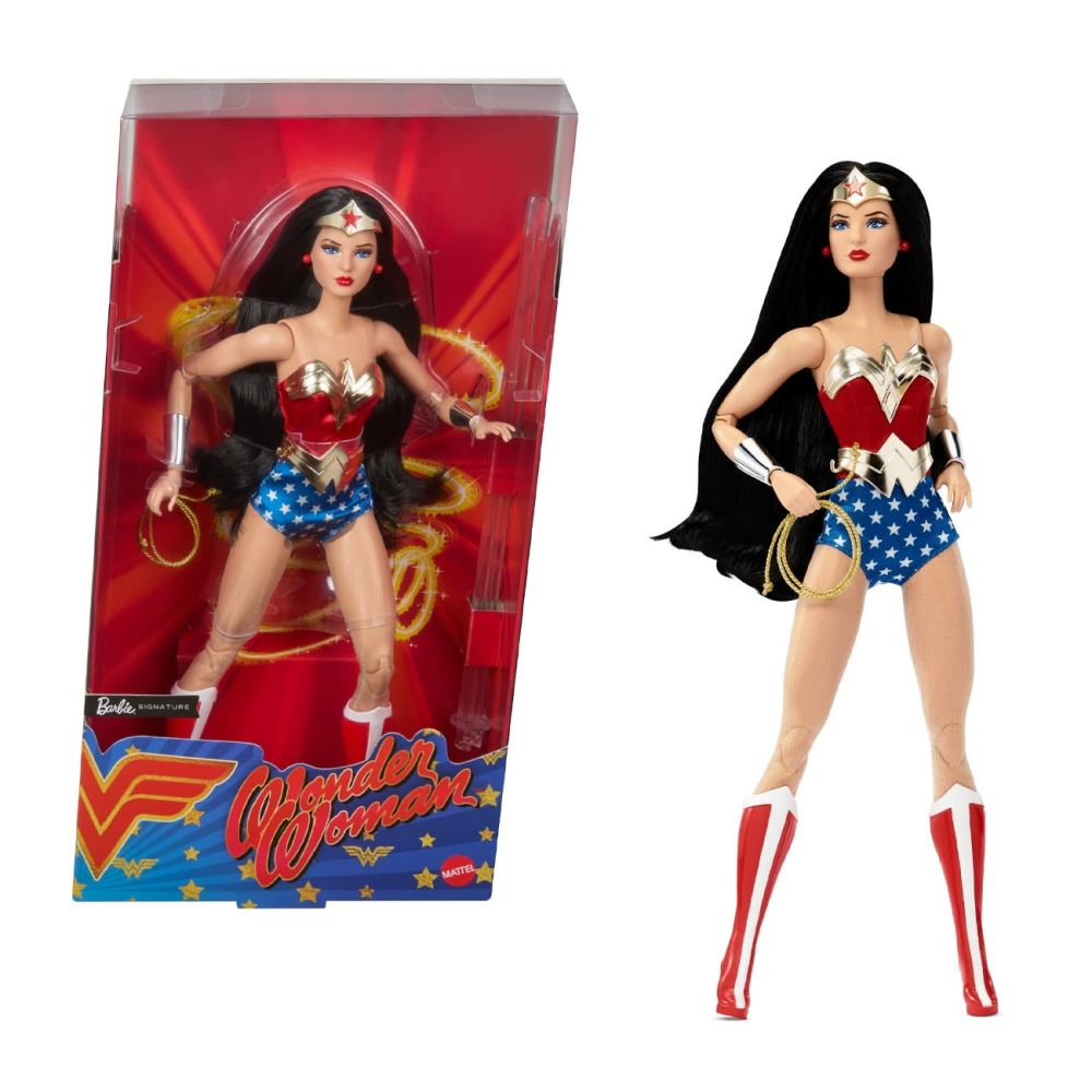 Кукла Barbie Signature, DC Comics Anniversary, Wonder Woman, JBJ36