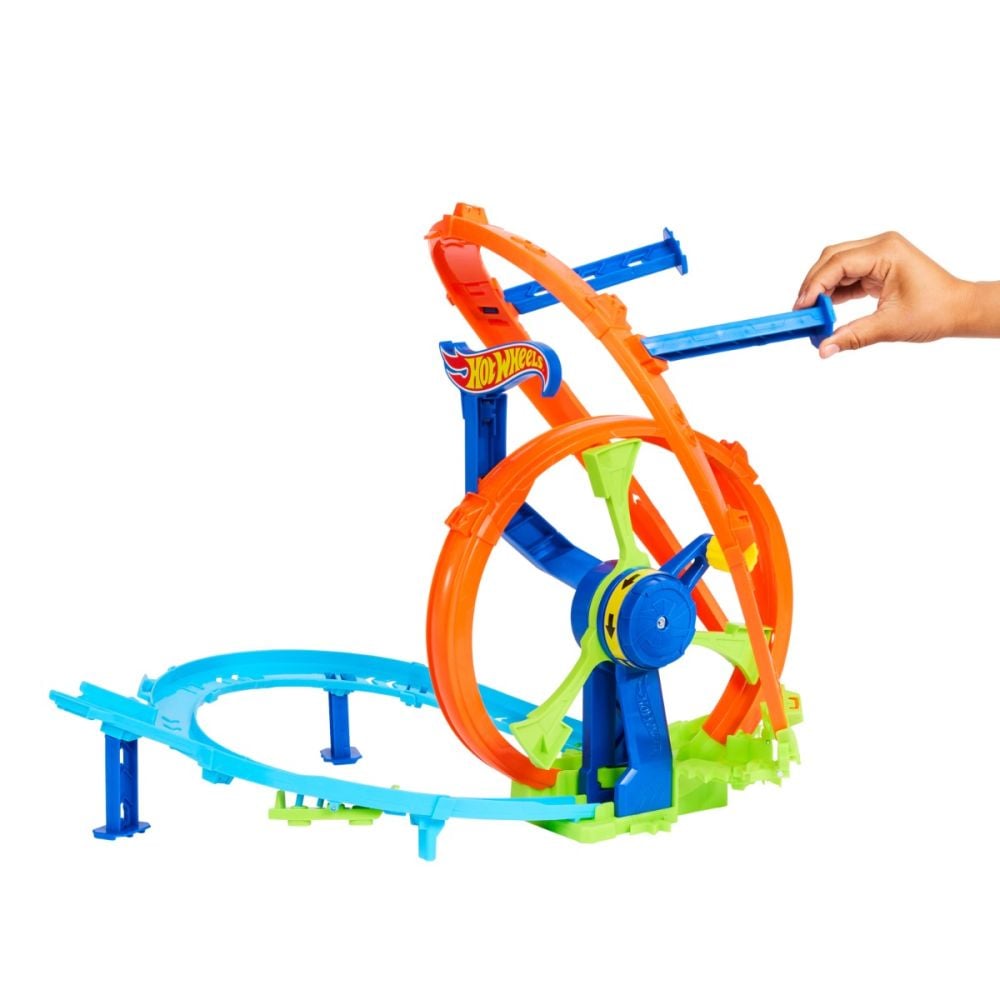 Комплект за игра Hot Wheels, Rapid Launch and Loop, Stunt Tracks, JBX65