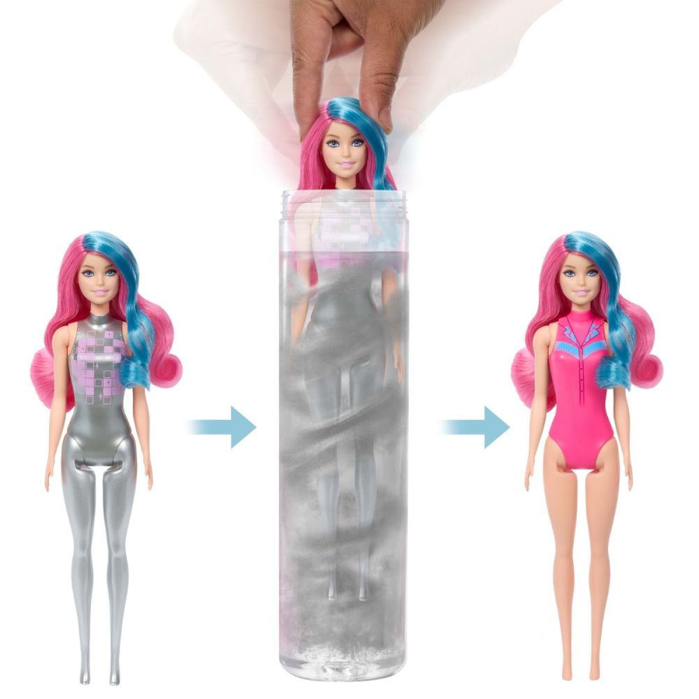 Кукла изненада Barbie, Color Reveal, Disco Star, 6 изненади, JCP01