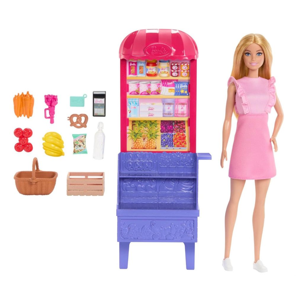 Комплект за игра, Barbie and Teresa Recipe for Friendship, Malibu at the Market, JCT05