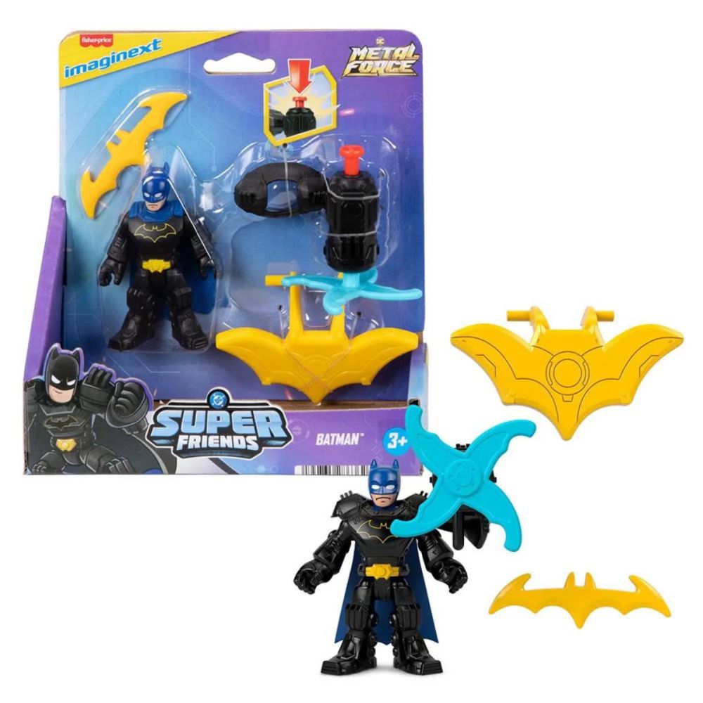 Комплект за игра с фигурка, Imaginext, Metal Force, Batman, JDK91