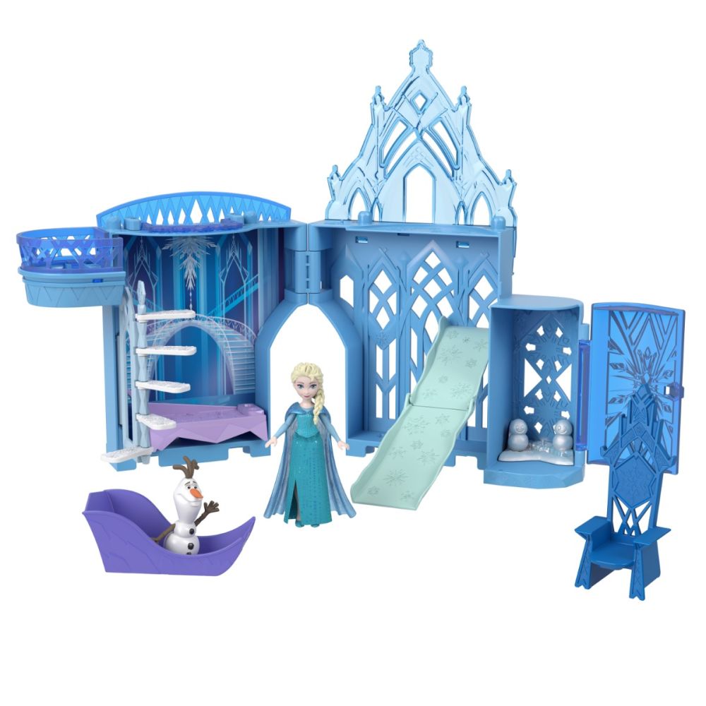 Комплект за игра с кукла, Disney Frozen, Леденият дворец на Елза, JDP63