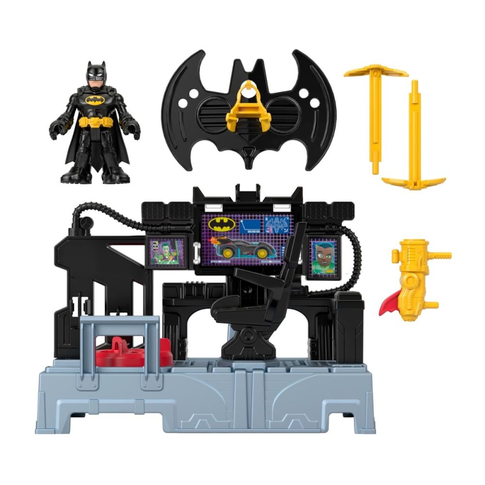 Комплект за игра с фигурка, Imaginext, Dc Super Friends, Bat Command Center, JFD93