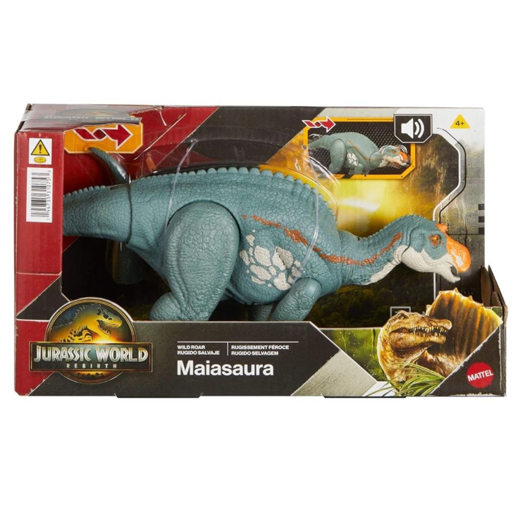 Подвижна фигурка, Jurassic World Rebirth, Wild Roar, Maiasaura, JGC82