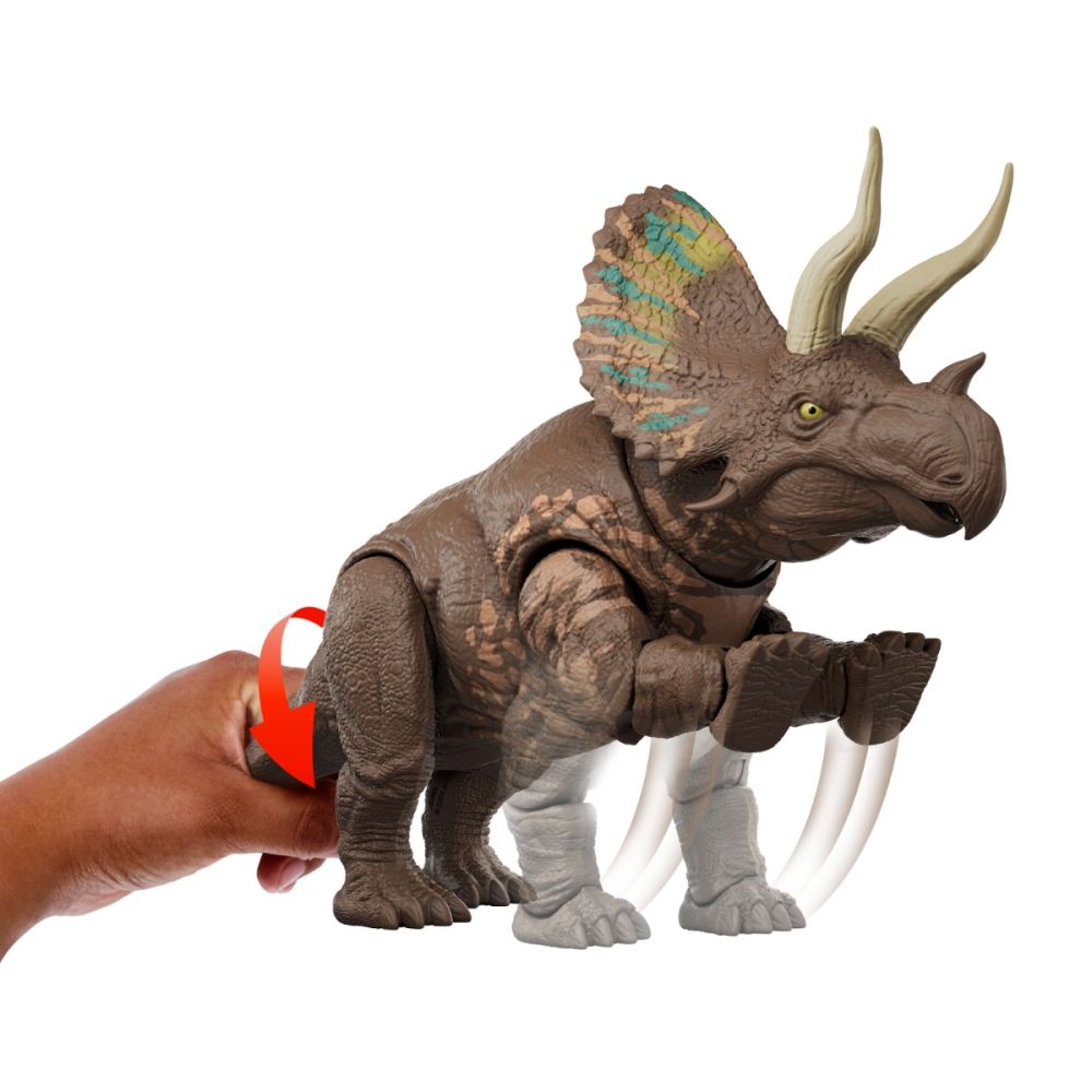 Подвижна фигурка, Jurassic World Gigantic Thrashers, Eotriceratops, JGB93