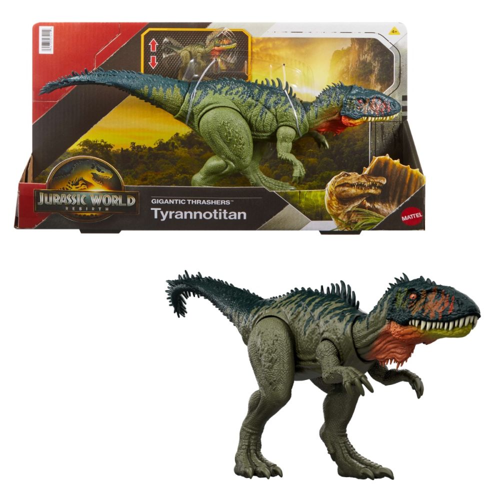 Подвижна фигурка, Jurassic World Gigantic Thrashers, Tyrannotitan, JCL75