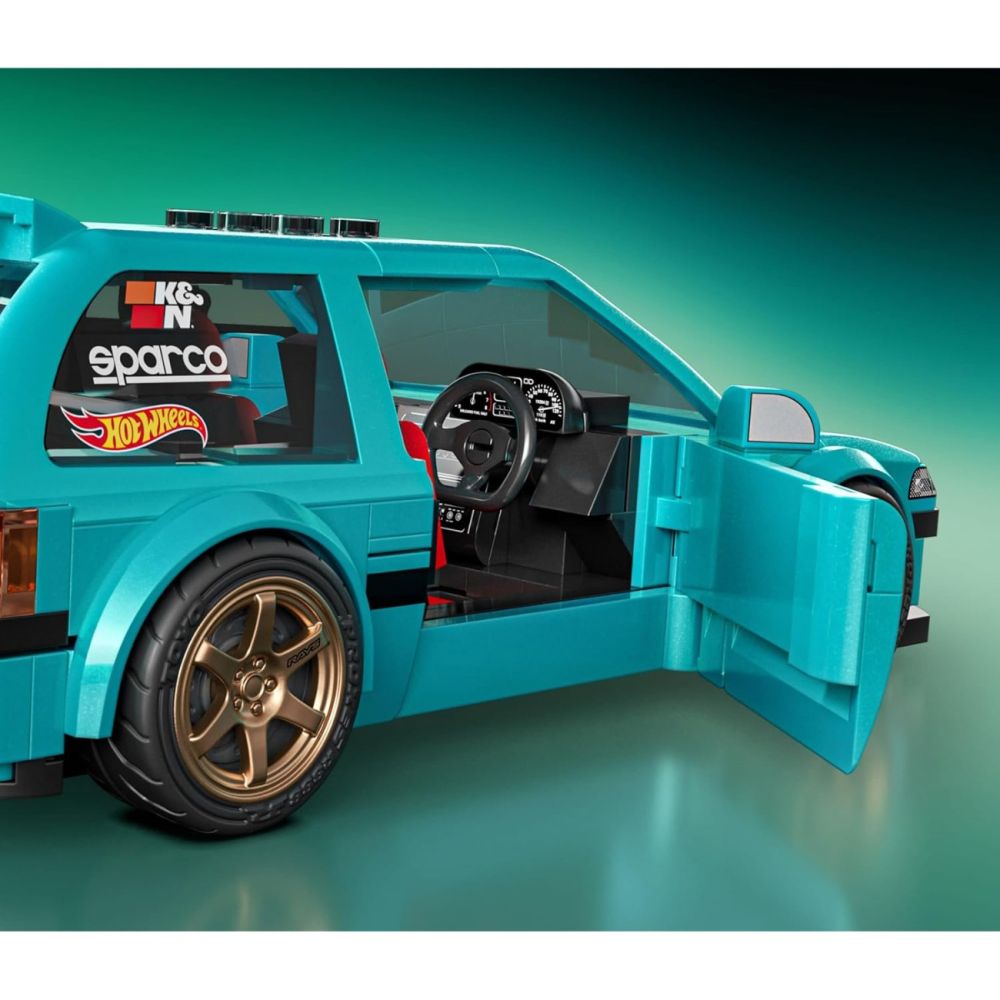 Строителен комплект Brick Shop, Hot Wheels, Custom Honda Civic Speed 90, JHF62