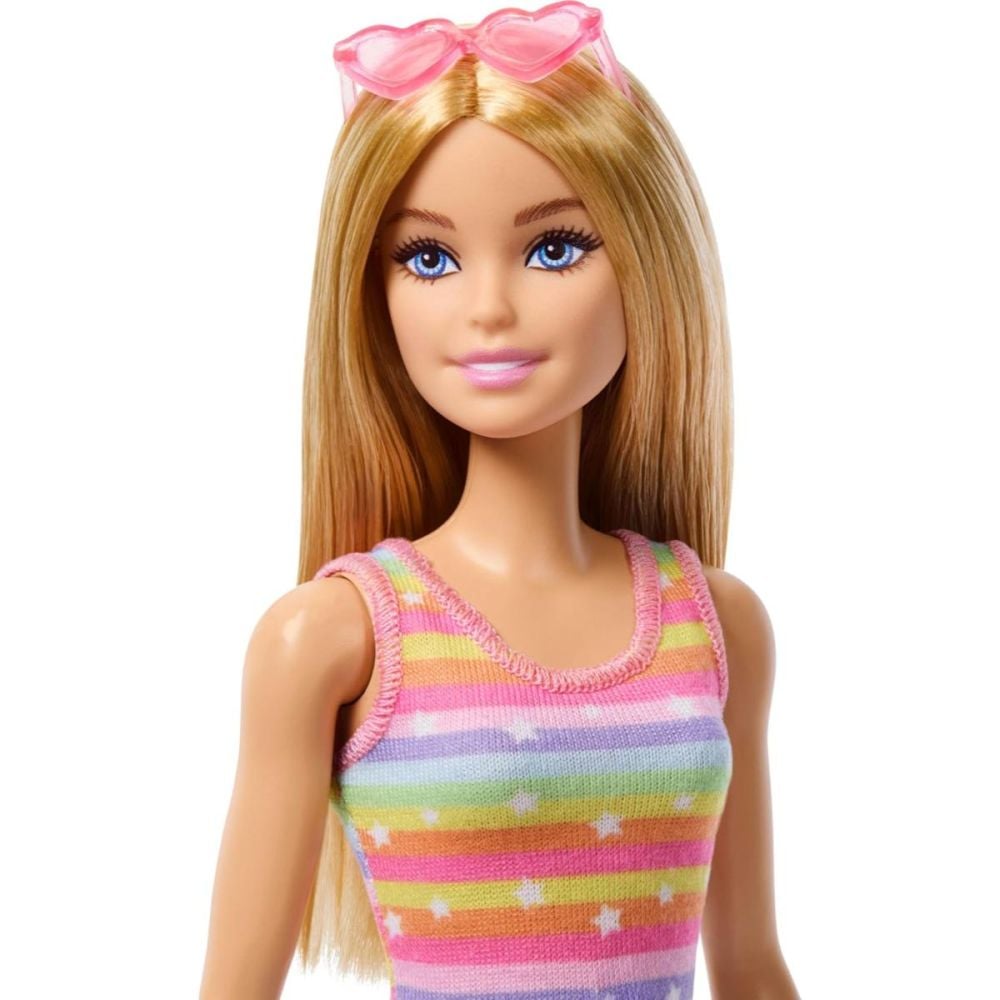 Комплект кукла с ролкови кънки и кученце, Barbie Pets, JMJ44