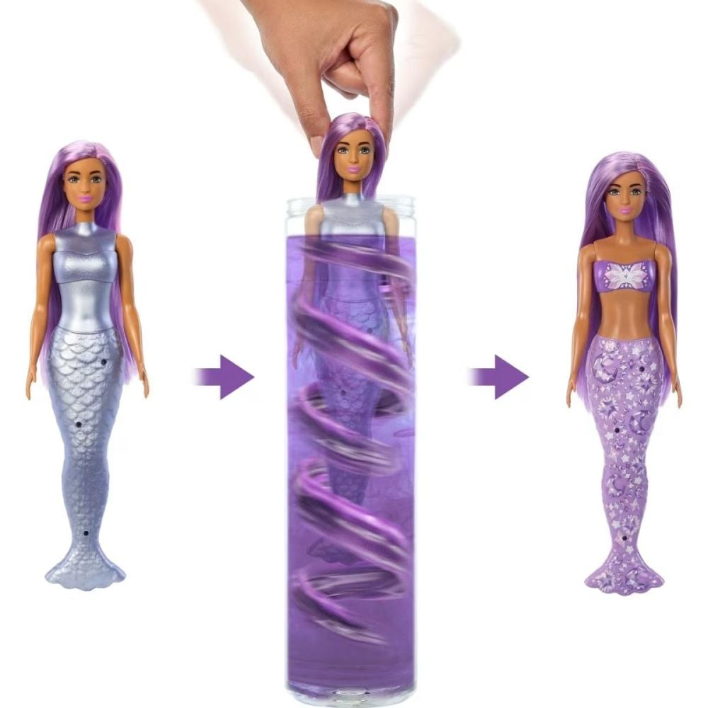 Кукла русалка, Barbie, Color Reveal, JMW61