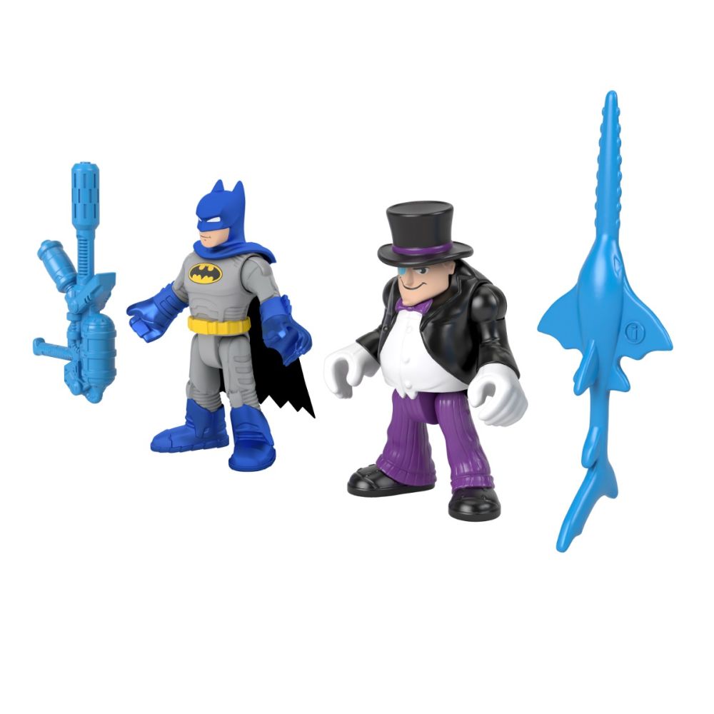 Комплект от 2 фигурки, Imaginext, DC Super Friends, Batman и The Penguin, GWP60