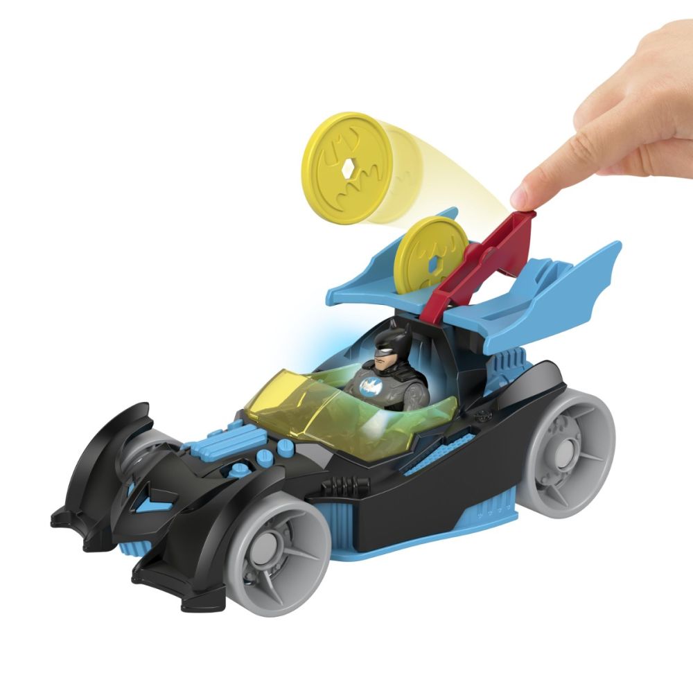 Комплект за игра, Imaginext, DC Super Friends, Bat-Tech Racing Batmobile, HFD48