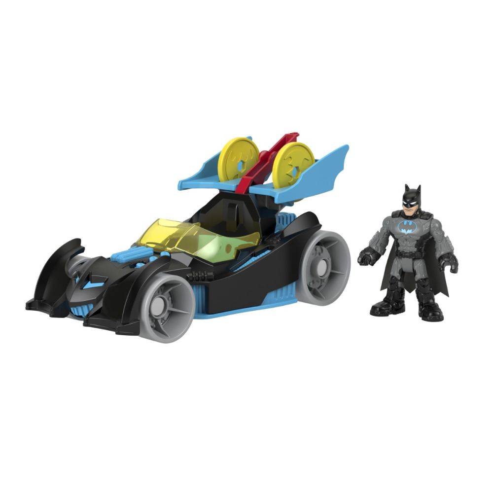 Комплект за игра, Imaginext, DC Super Friends, Bat-Tech Racing Batmobile, HFD48