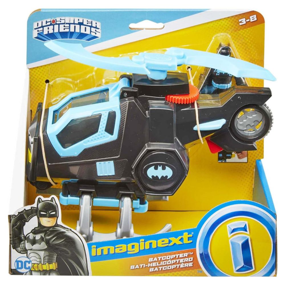 Комплект за игра, Imaginext, DC Super Friends, Bat-Tech Batcopter, GYC72