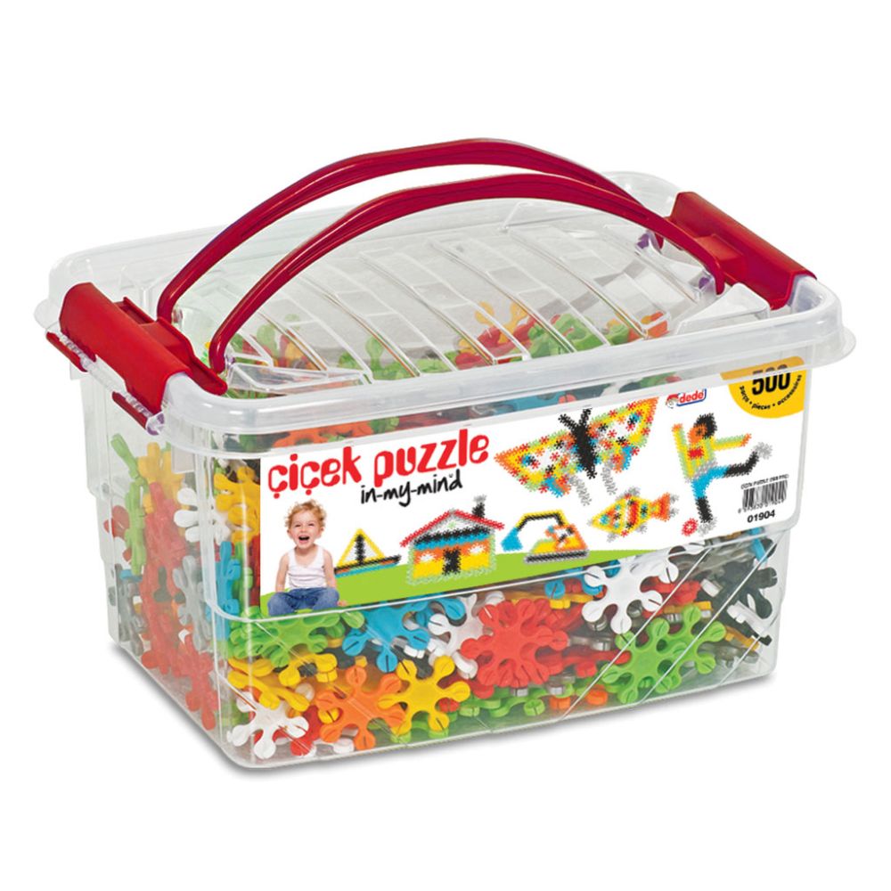 Строителен комплект, Dede, Floral Puzzle, 500 части