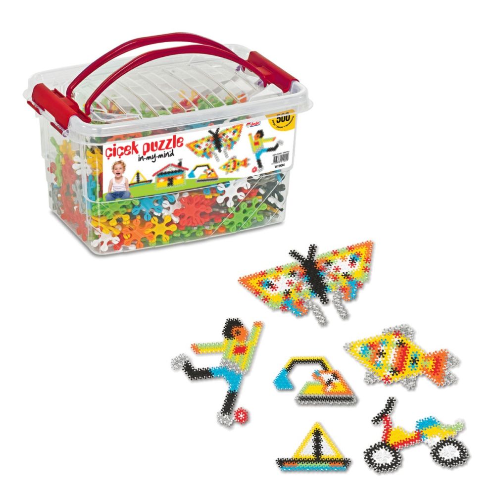 Строителен комплект, Dede, Floral Puzzle, 500 части