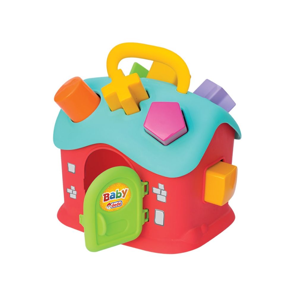 Играчка за сортиране, Dede, Baby Shape Sorter House, 13 части