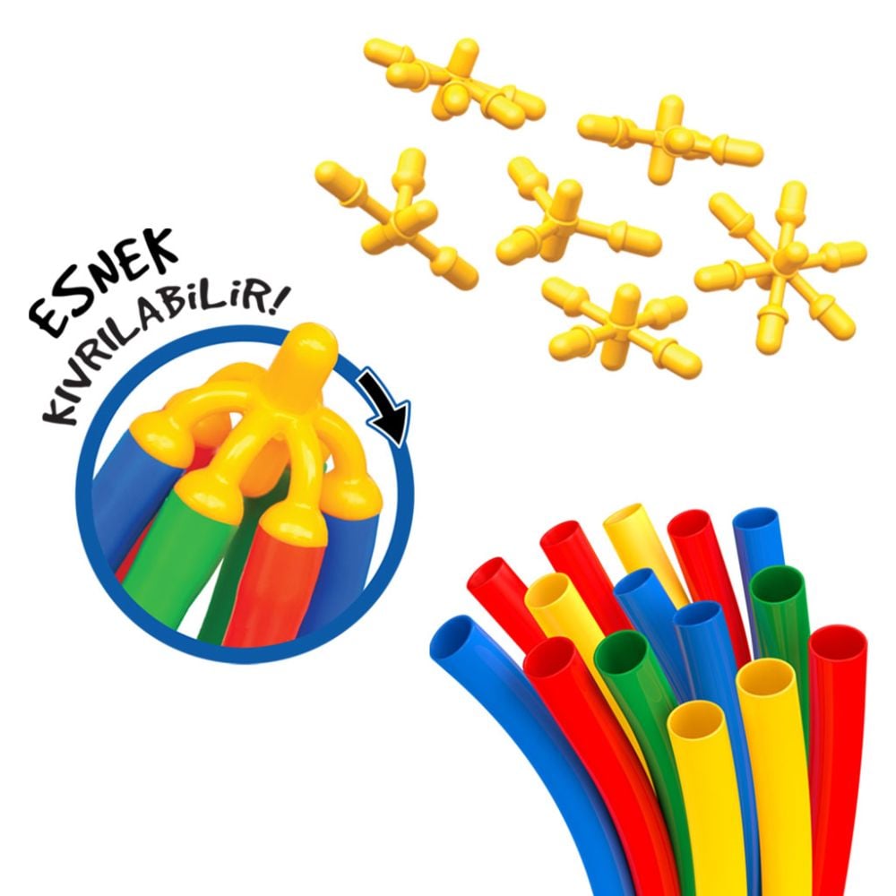 Комплект за игра с пръчки, Dede, Flexi Bamboo Sticks, 300 части